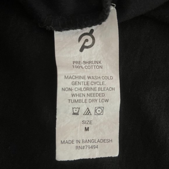 Peloton Century Club 100 short sleeve t shirt Black & White adult medium rare - Picture 12 of 12